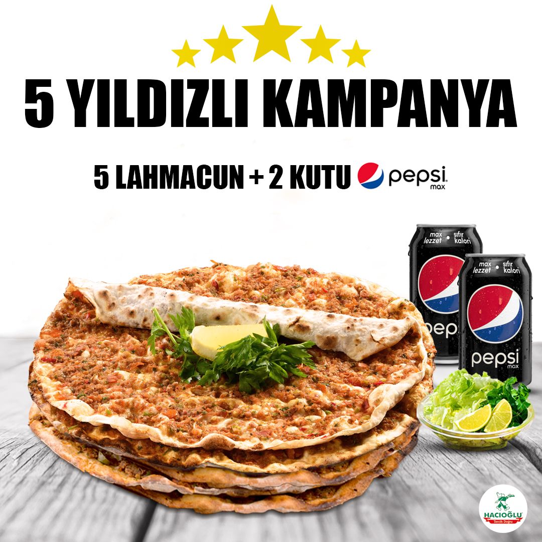 5 Yıldızlı Lahmacun Kampanyası
