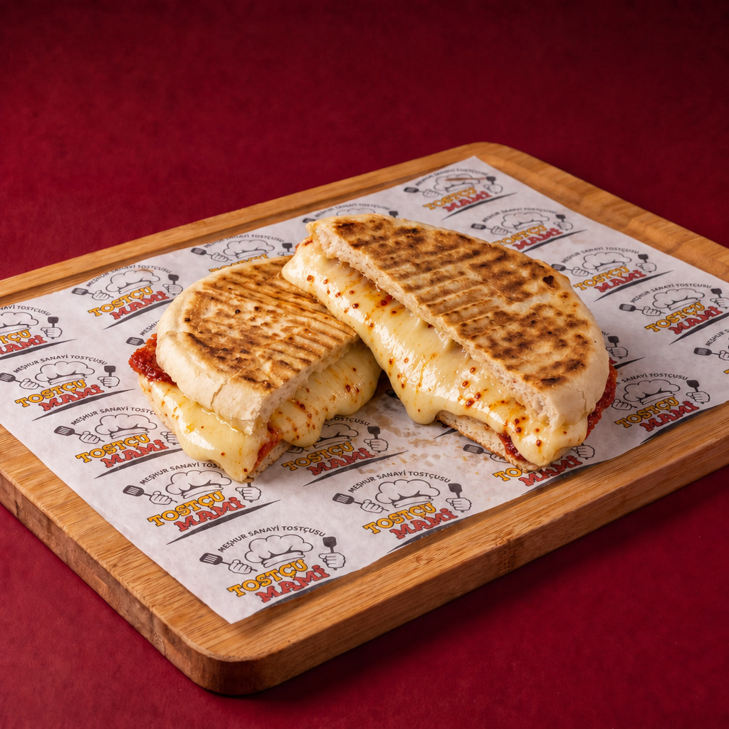 Bazlamalı Kaşarlı Tost