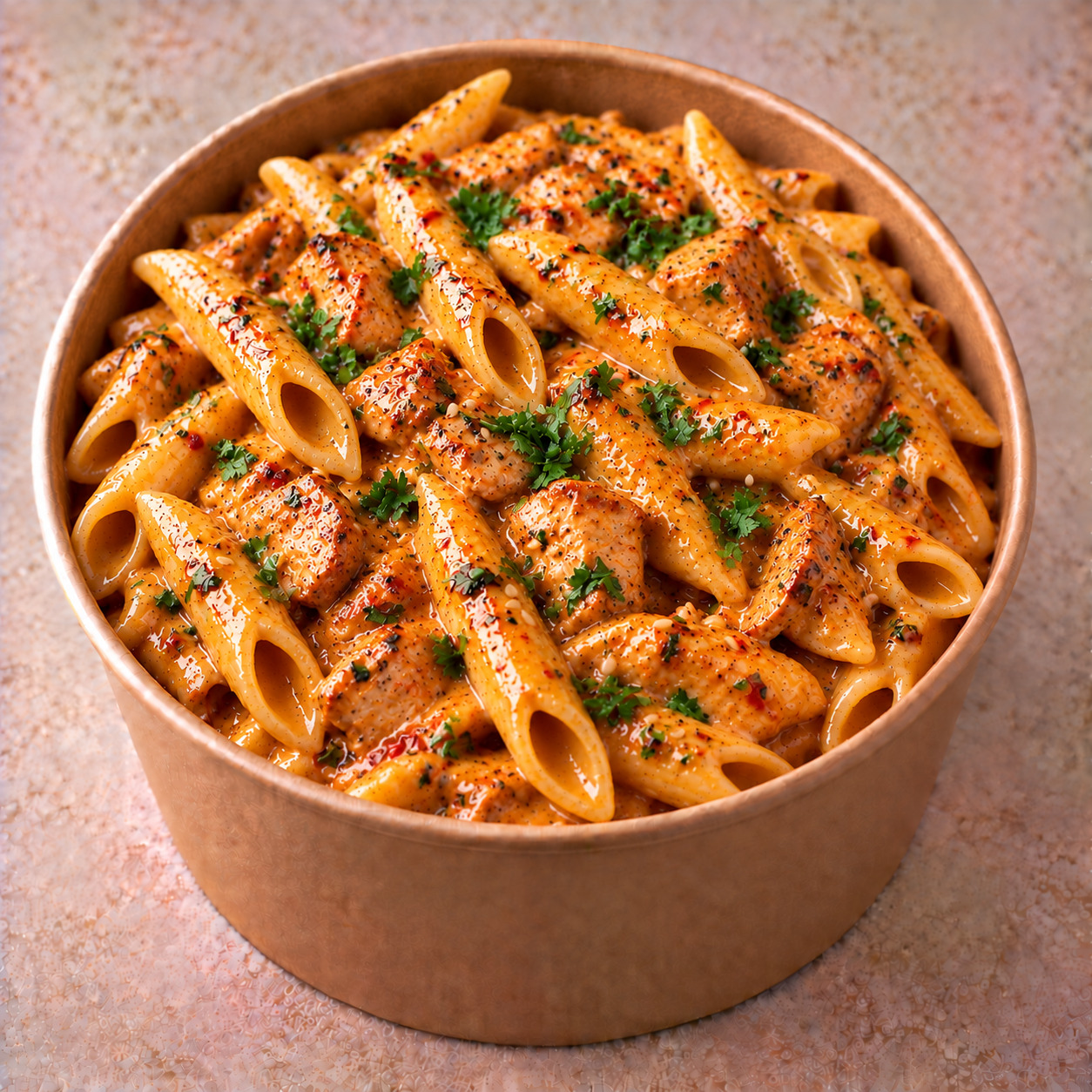 Peri Peri Soslu Tavuklu Penne