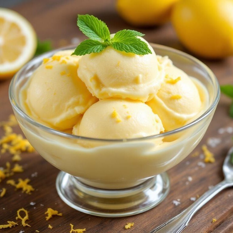 Limonlu Dondurma (250 gr.)