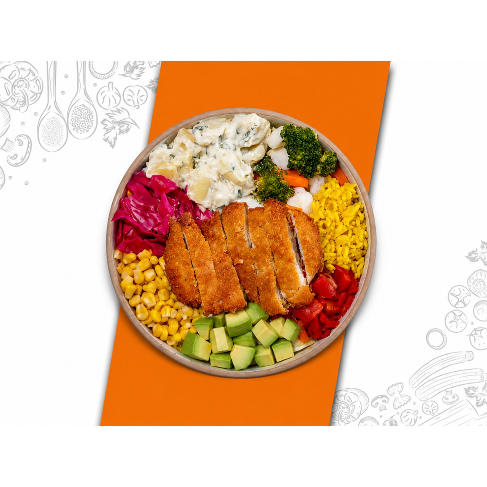Klasik Schnitzel Bowl Kase