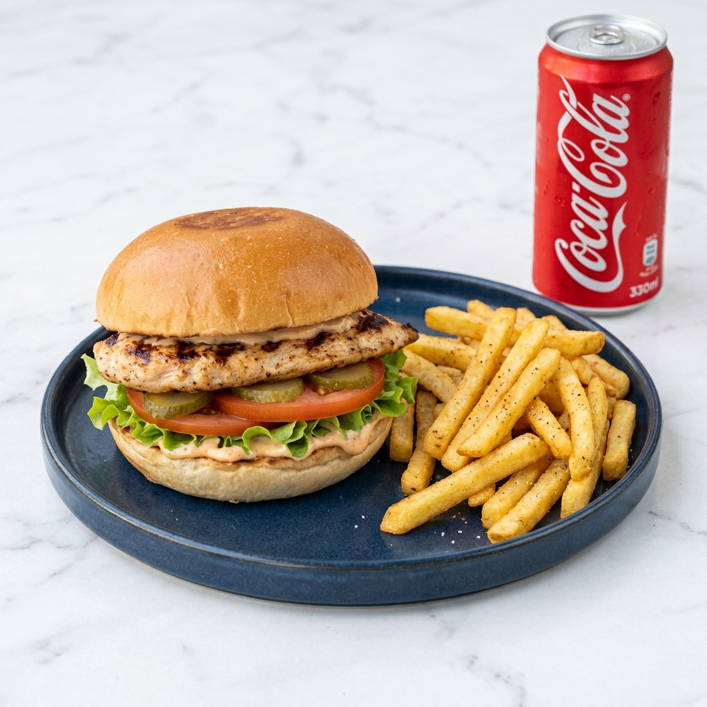 Tavuk Burger Menü