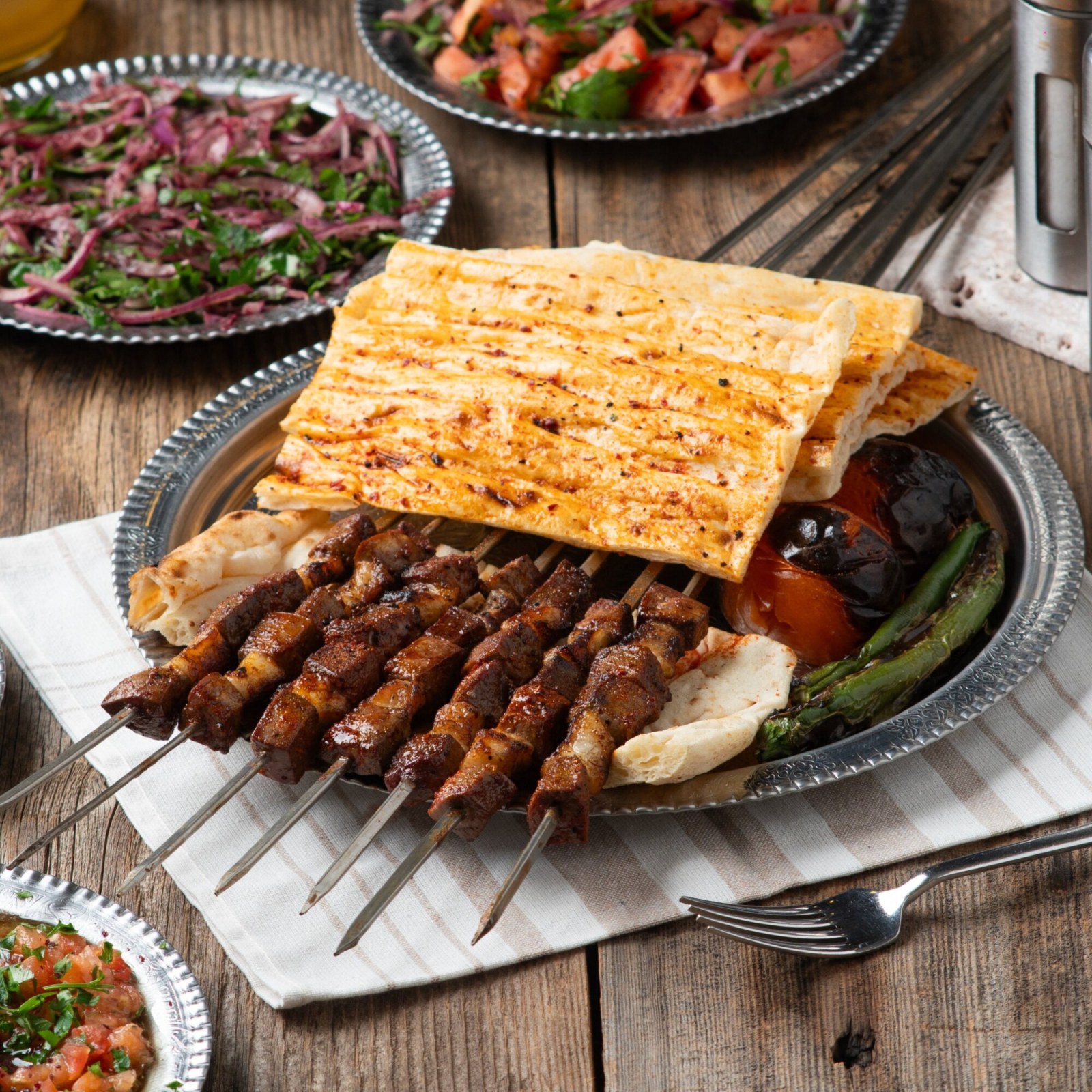 Urfa Tike Ciğer Şiş+Büyük Ayran