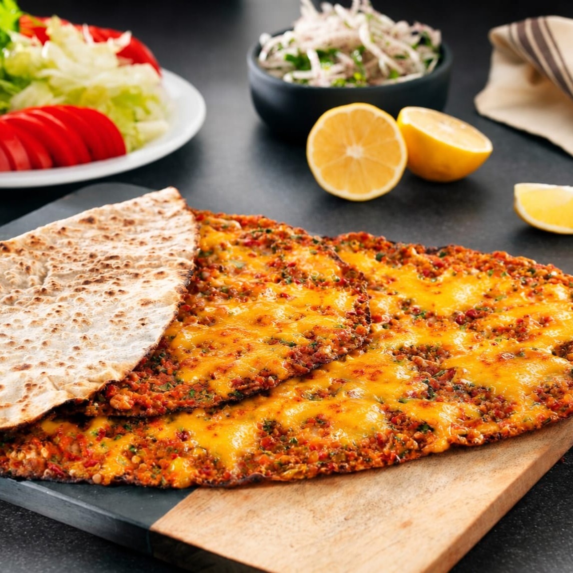 Cheddar Lahmacun