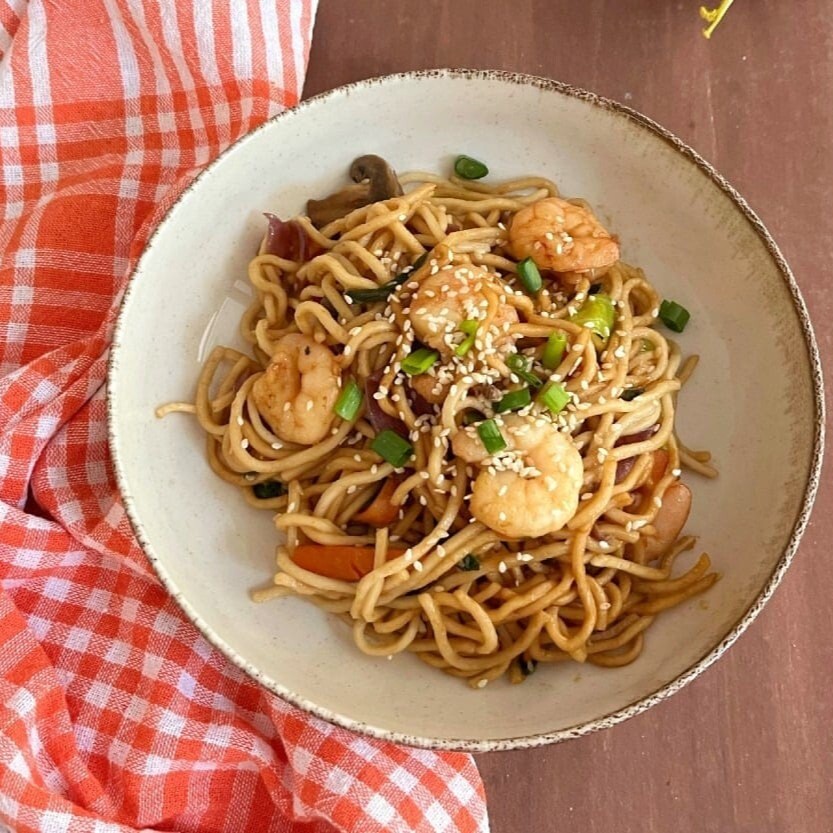 Karidesli Noodle