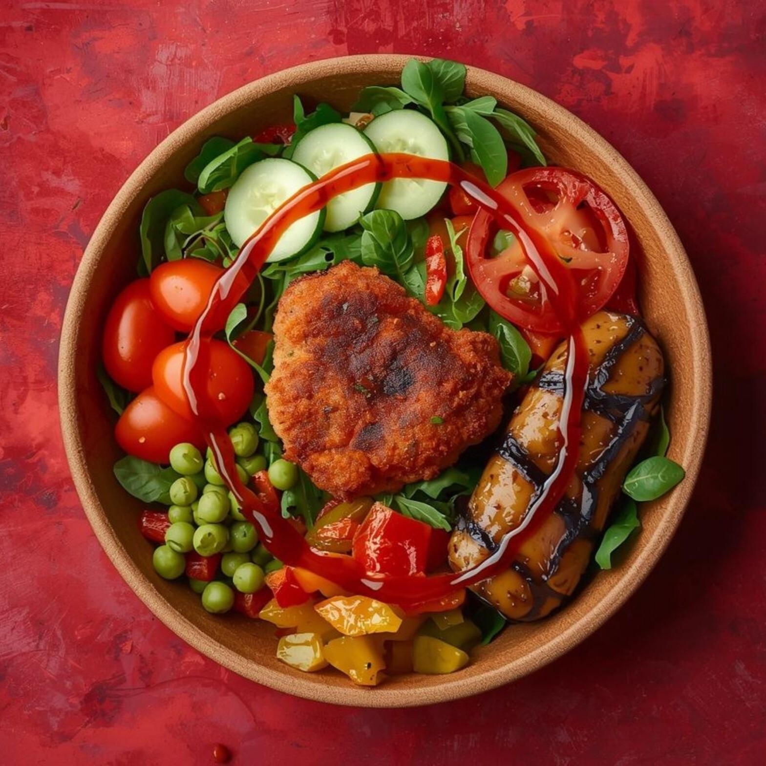 Sweet Chili Chicken Katsu Bowl