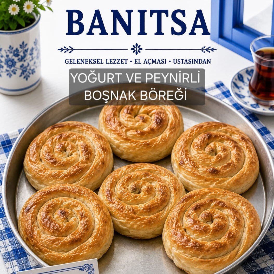 Yoğurtlu ve Peynirli Banitsa Porsiyon