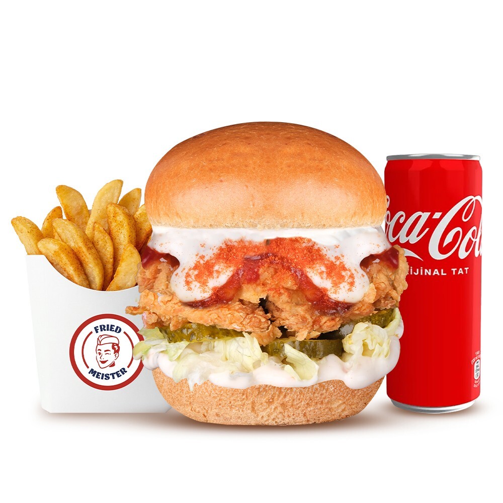 Spicy&Nashville Burger Menü
