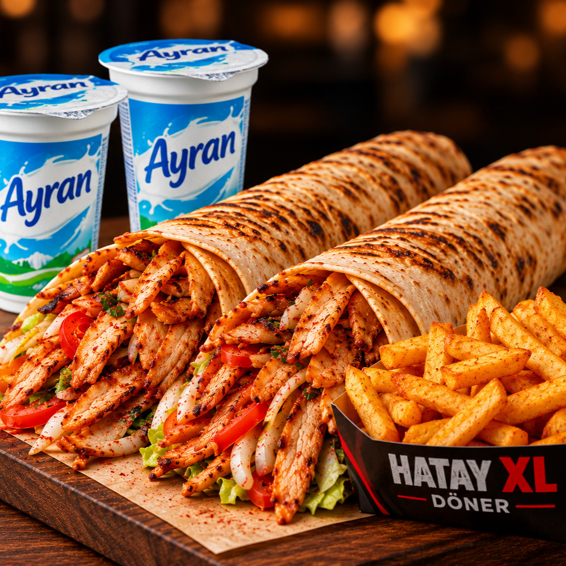 2 Kişilik 150 Gr Zurna Menü - 2 Ayran (170 ml)