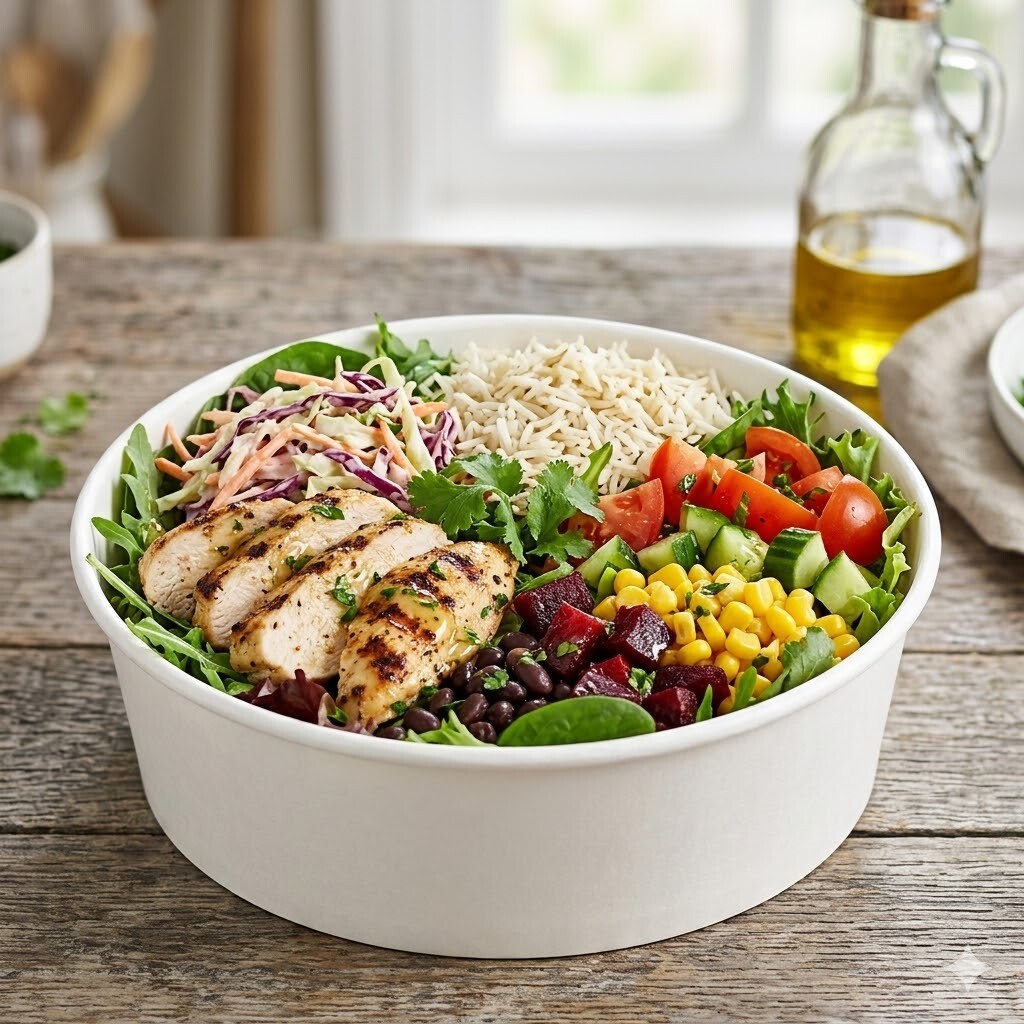 Izgara Tavuk & Coleslaw Bowl