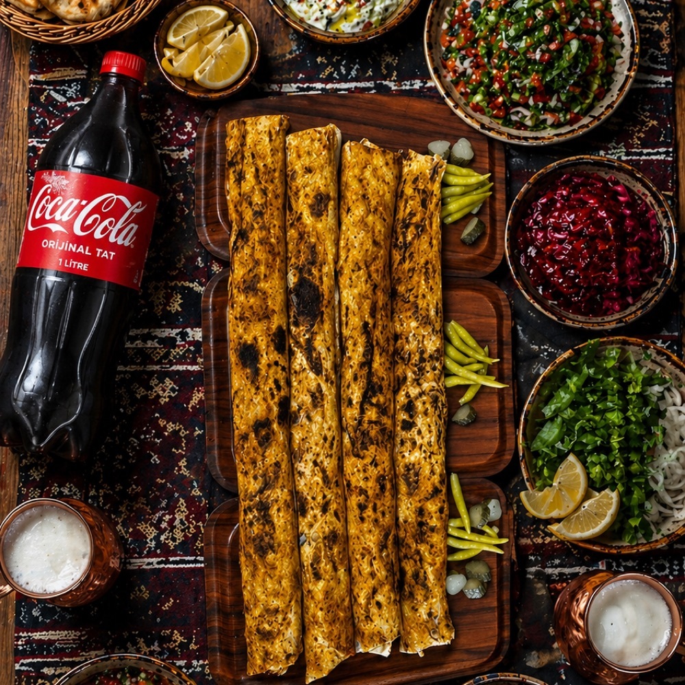4 Kişilik Zurna Dürüm Menü + 1Lt Coca-Cola