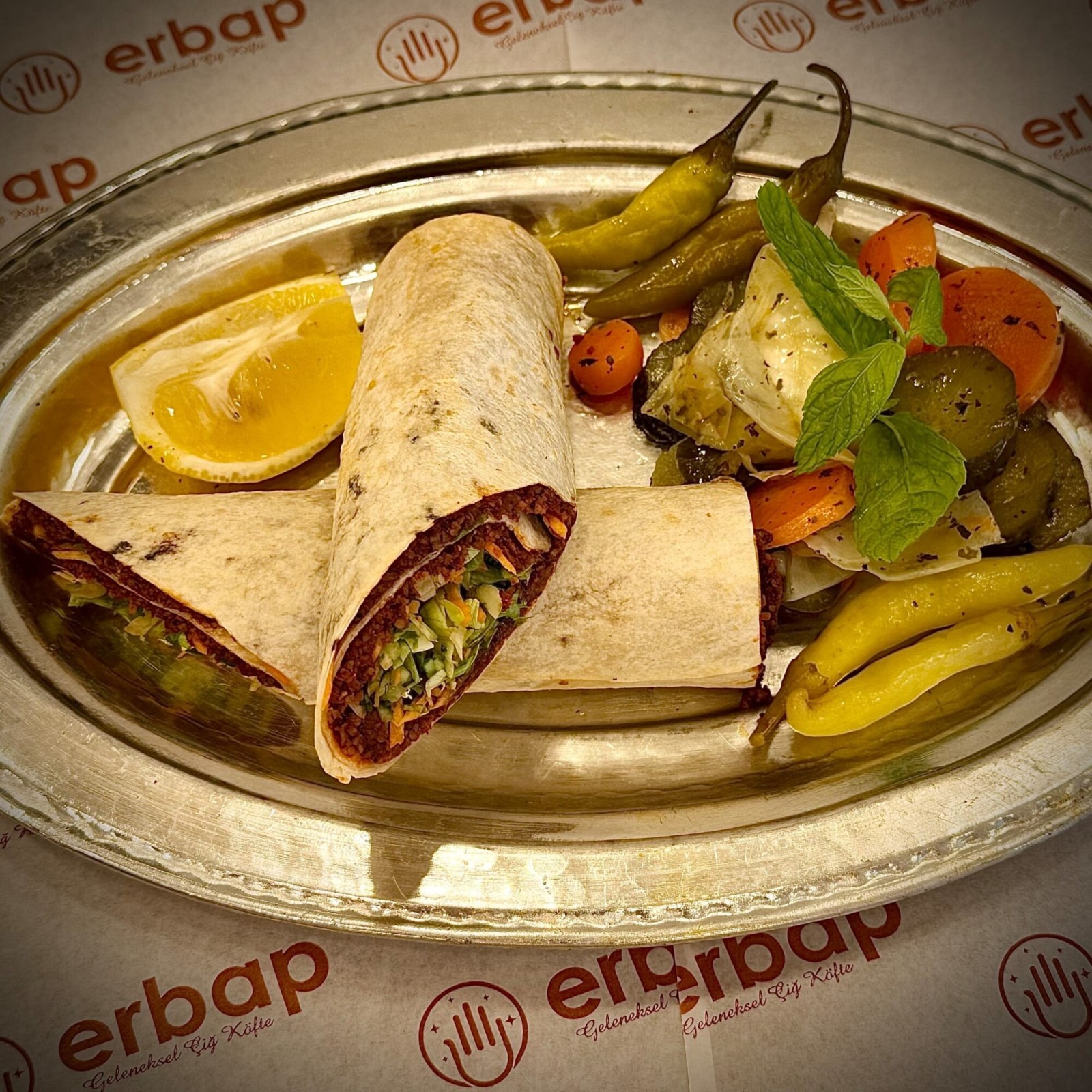 El Yoğurması Çiğ köfte Dürüm (150 gr)