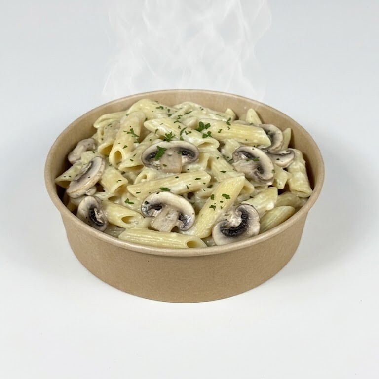 Kremalı Mantarlı Makarna Bowl