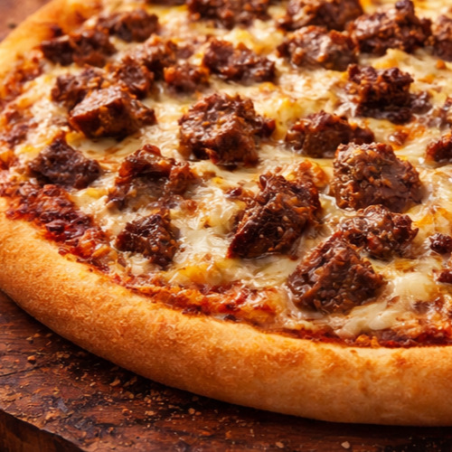 Kavurmalı Pizza (Orta Boy)