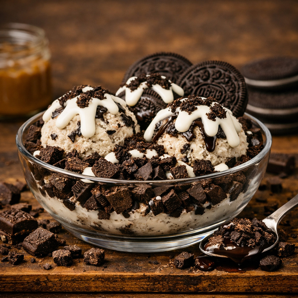 Oreo Fırtınası Dondurma Kasesi