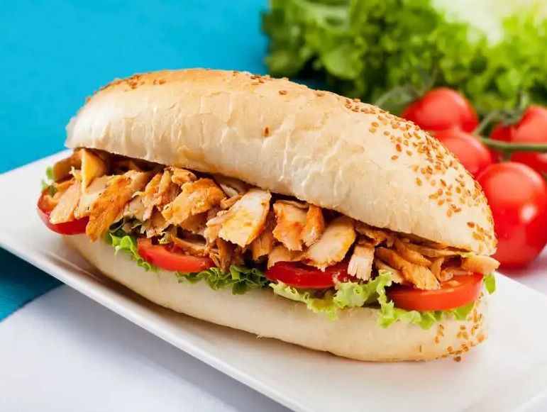 Es Döner Sandviç Ekmek Döner