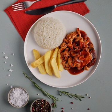Barbekü Soslu Tavuk Tabağı
