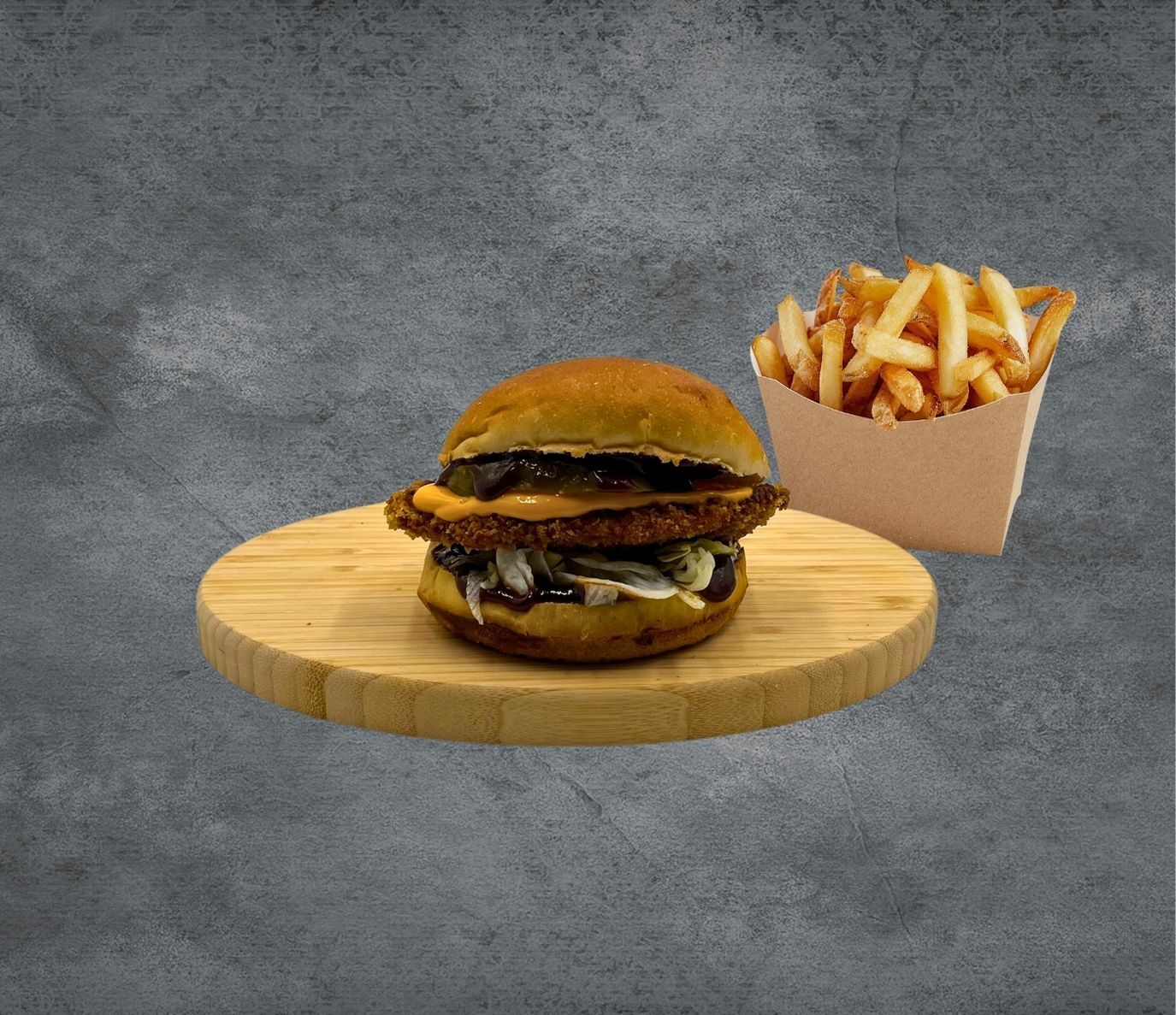 BBQ Tavuk Burger Menü
