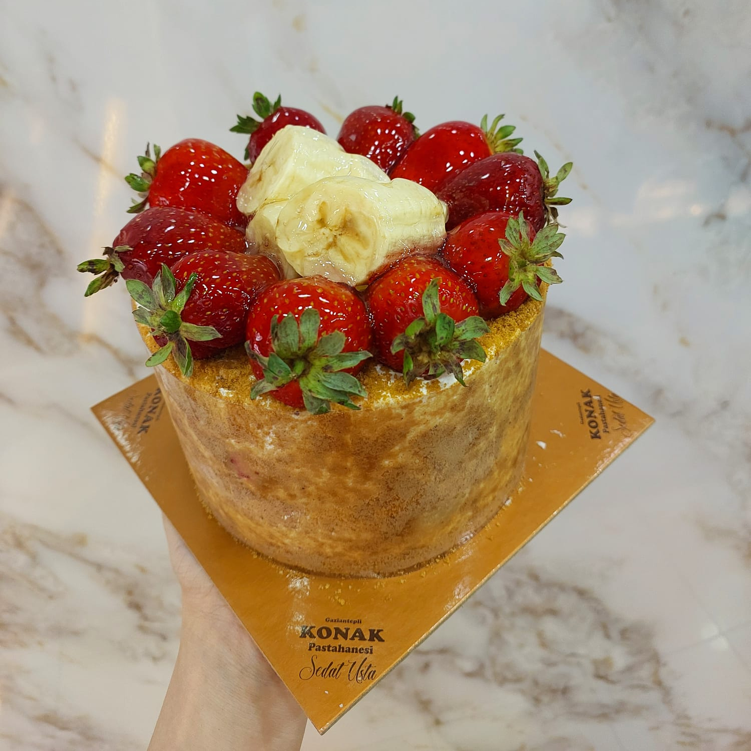 Lotus Bisküvili Pasta(No:0)(4-6 Kişilik Pasta)