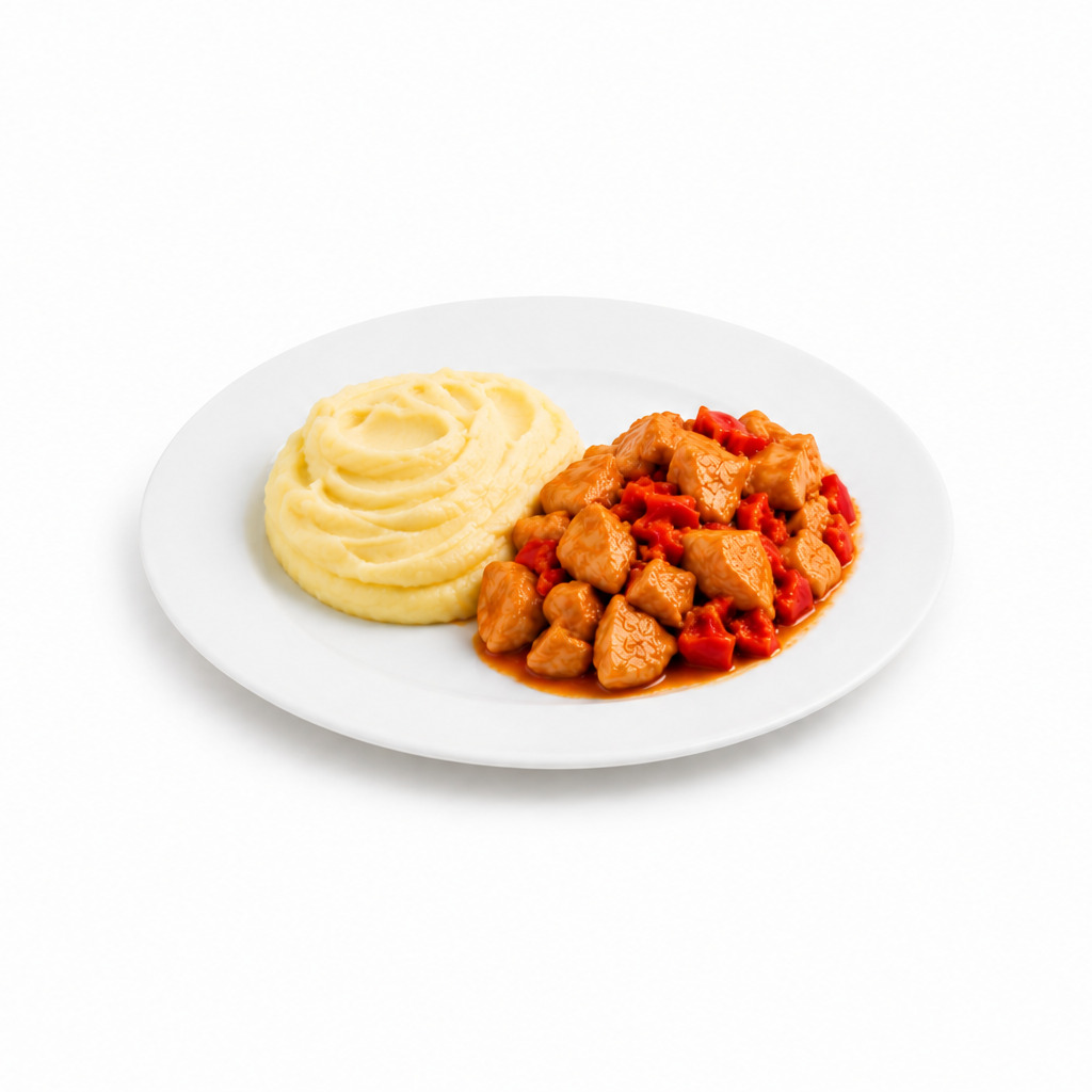 Tavuk Sote & Kaşarlı Patates Püresi