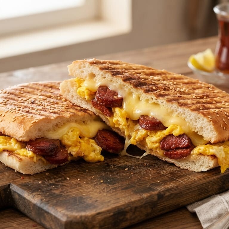 Bz Yumurtalı Sucuklu [Tostlab Gündoğumu]