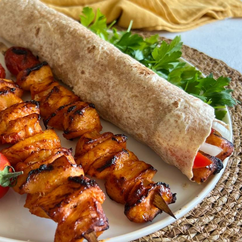 Tavuk Şiş Dürüm+açık ayran