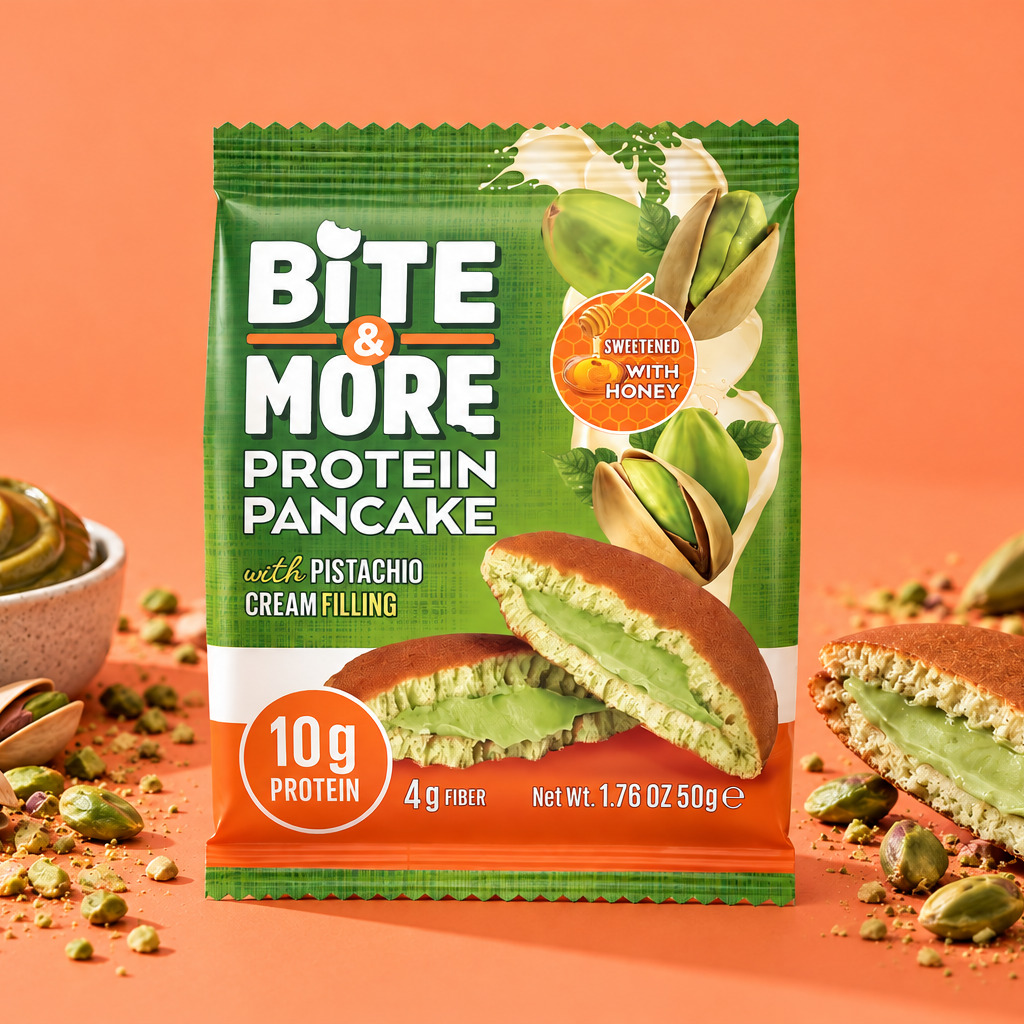 Bite&More Protein Pancake Pistachio Cream