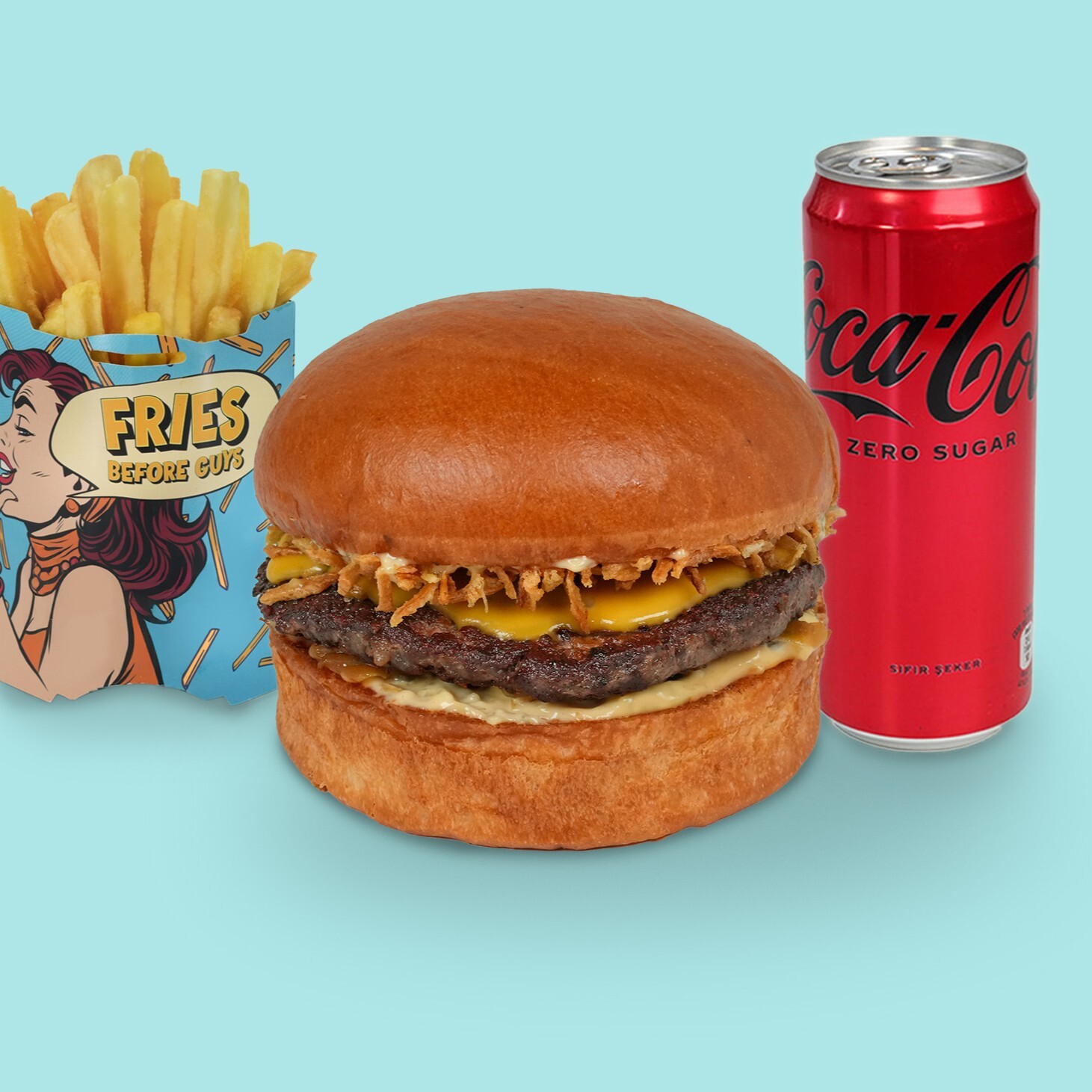 New York Cheeseburger Menü