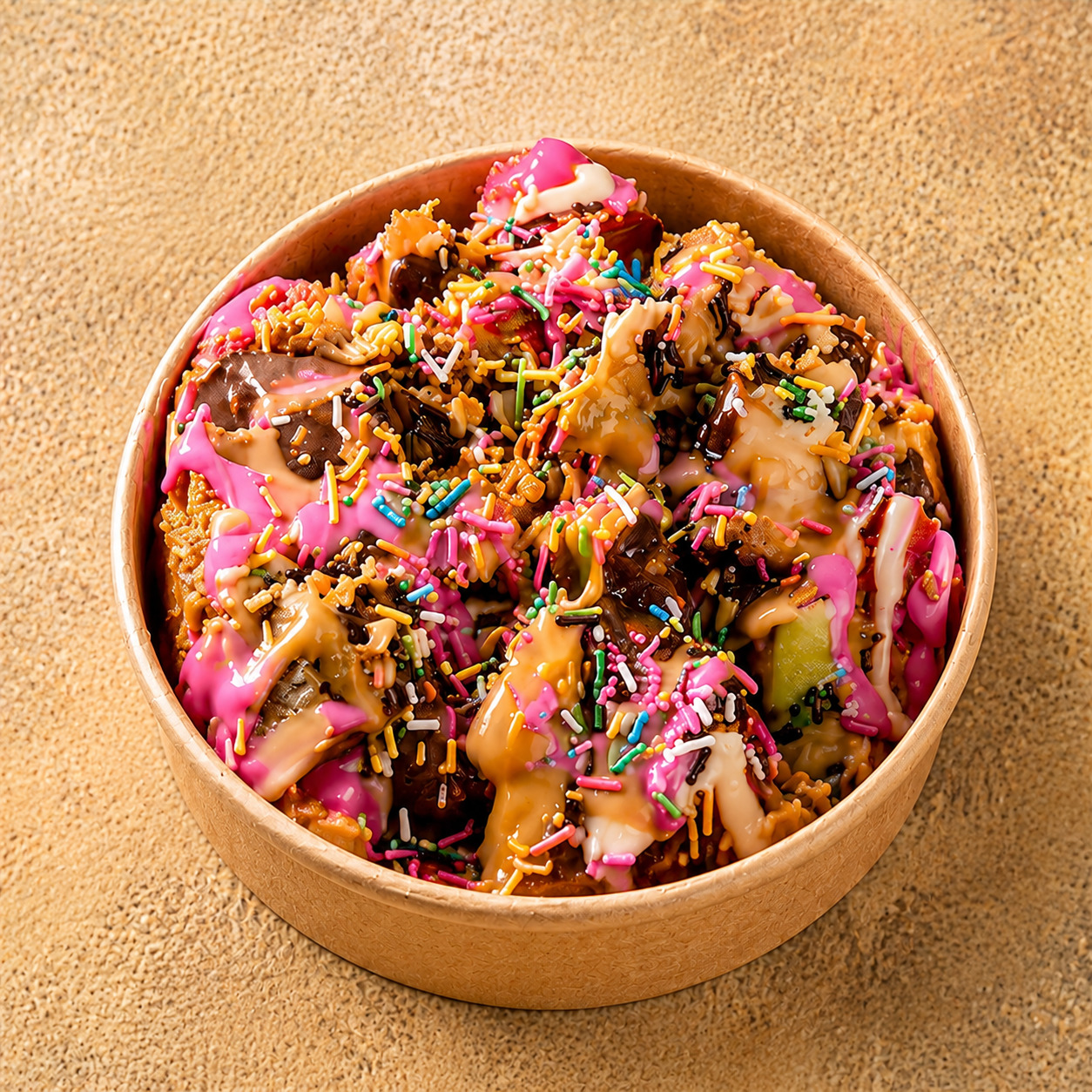 Çilek Rüyası Waffle Bowl