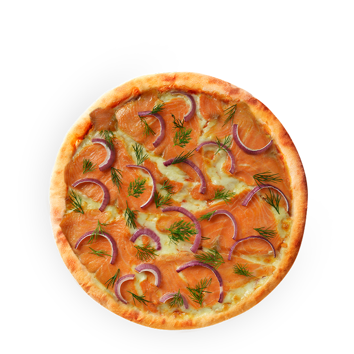 Somon Füme Pizza (Büyük Boy)