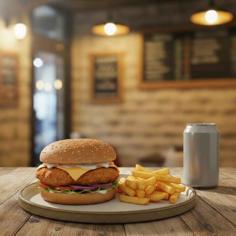 Big Tavuk Burger Menü