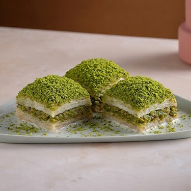 Antep Fıstıklı Soğuk Baklava (Yeşil) (500 gr)