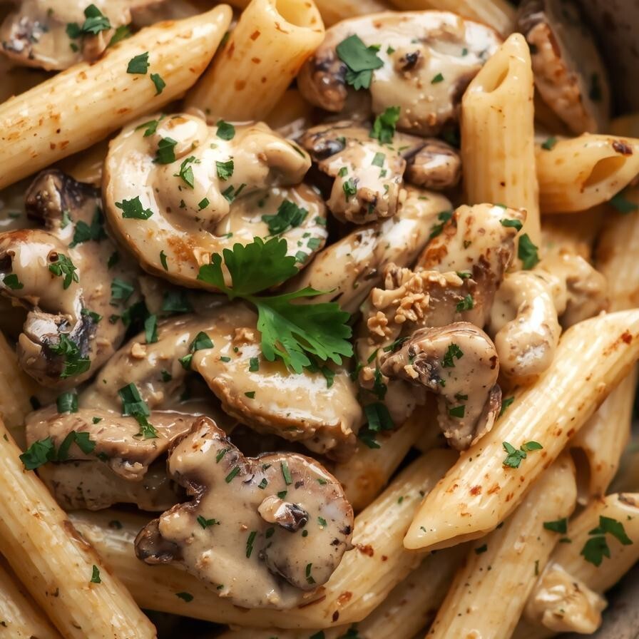 Mantar Soslu Penne