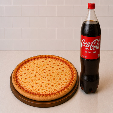 Büyük Boy Margarita Pizza & 1 Lt İçecek