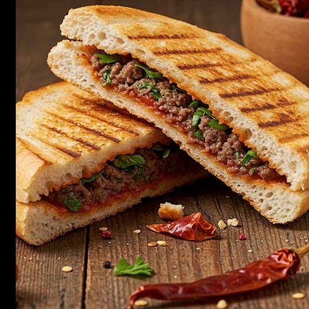 Yeşilova Usulü Kıymalı Tost