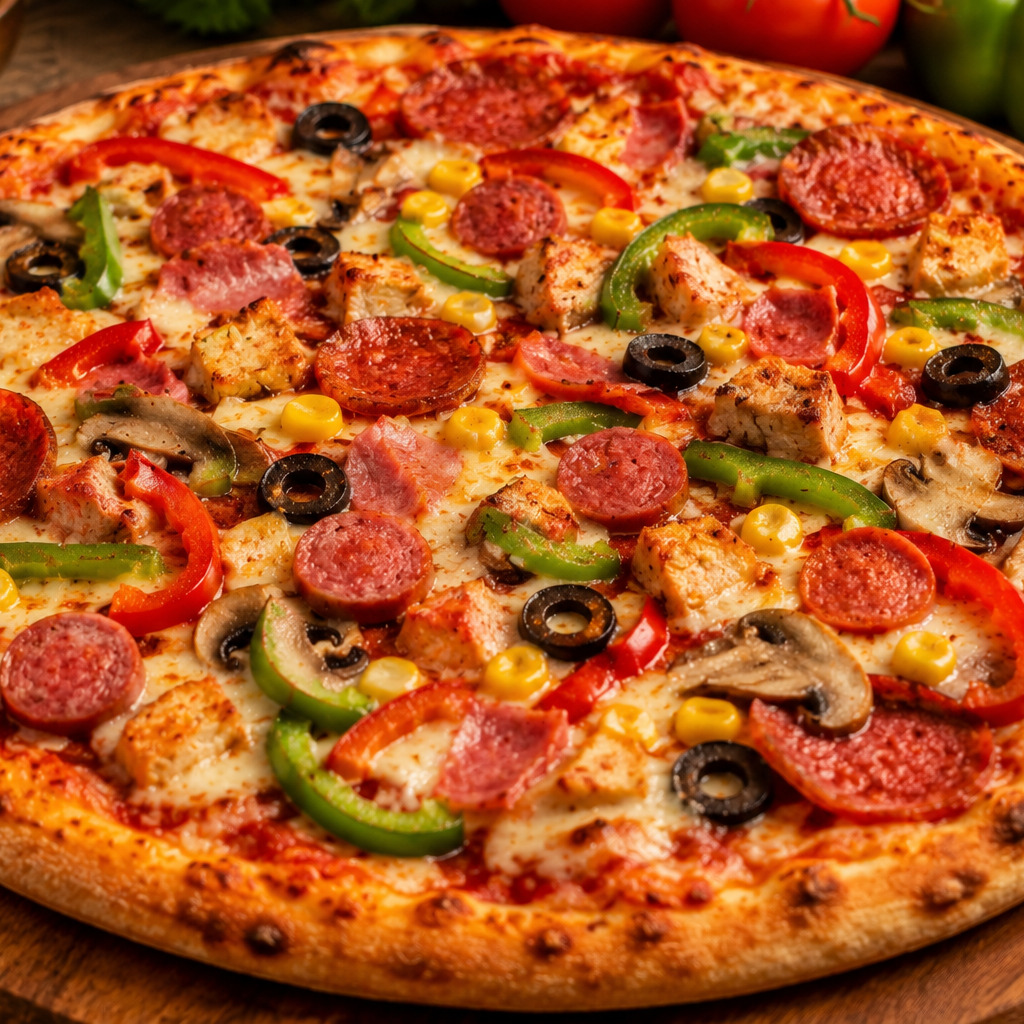 Karışık Pizza (Orta Boy)