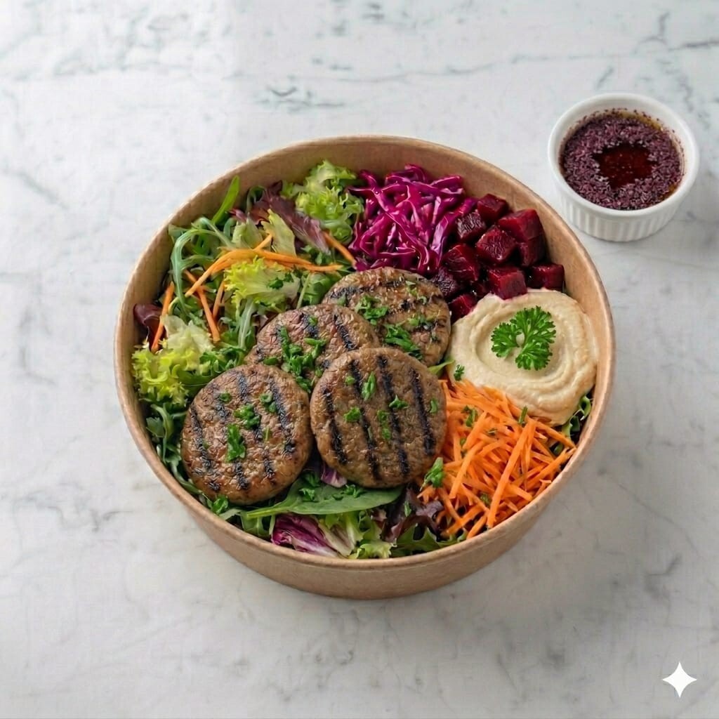 Vegan Köfteli Salata