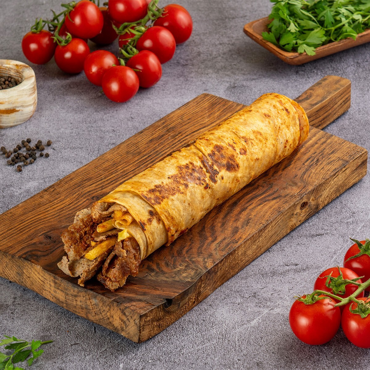 Ranch Soslu Et Döner Dürüm Gurme Yaprak Döner