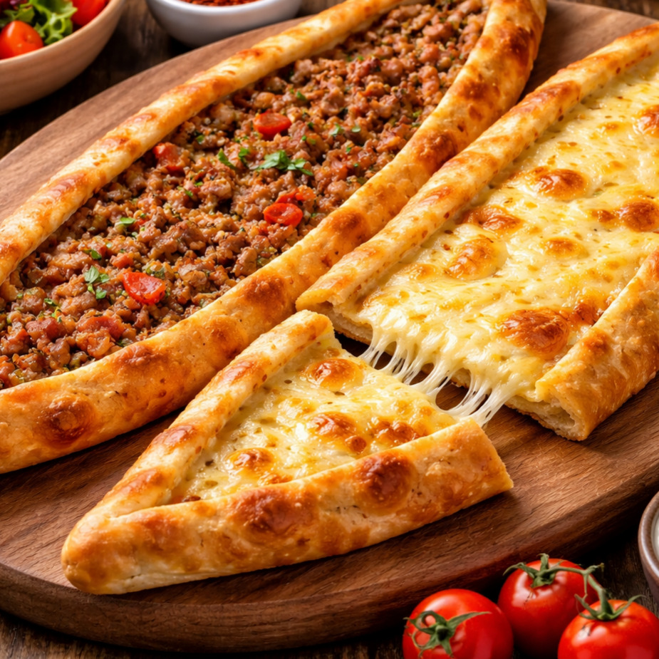 2 Kıymalı + 2 Kaşarlı + İçecek