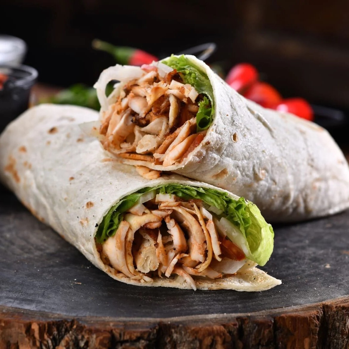 Ankara Usulü (150gr) Tavuk Döner Dürüm