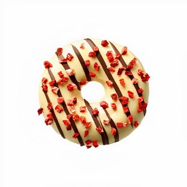Çilek Dolgulu Donut