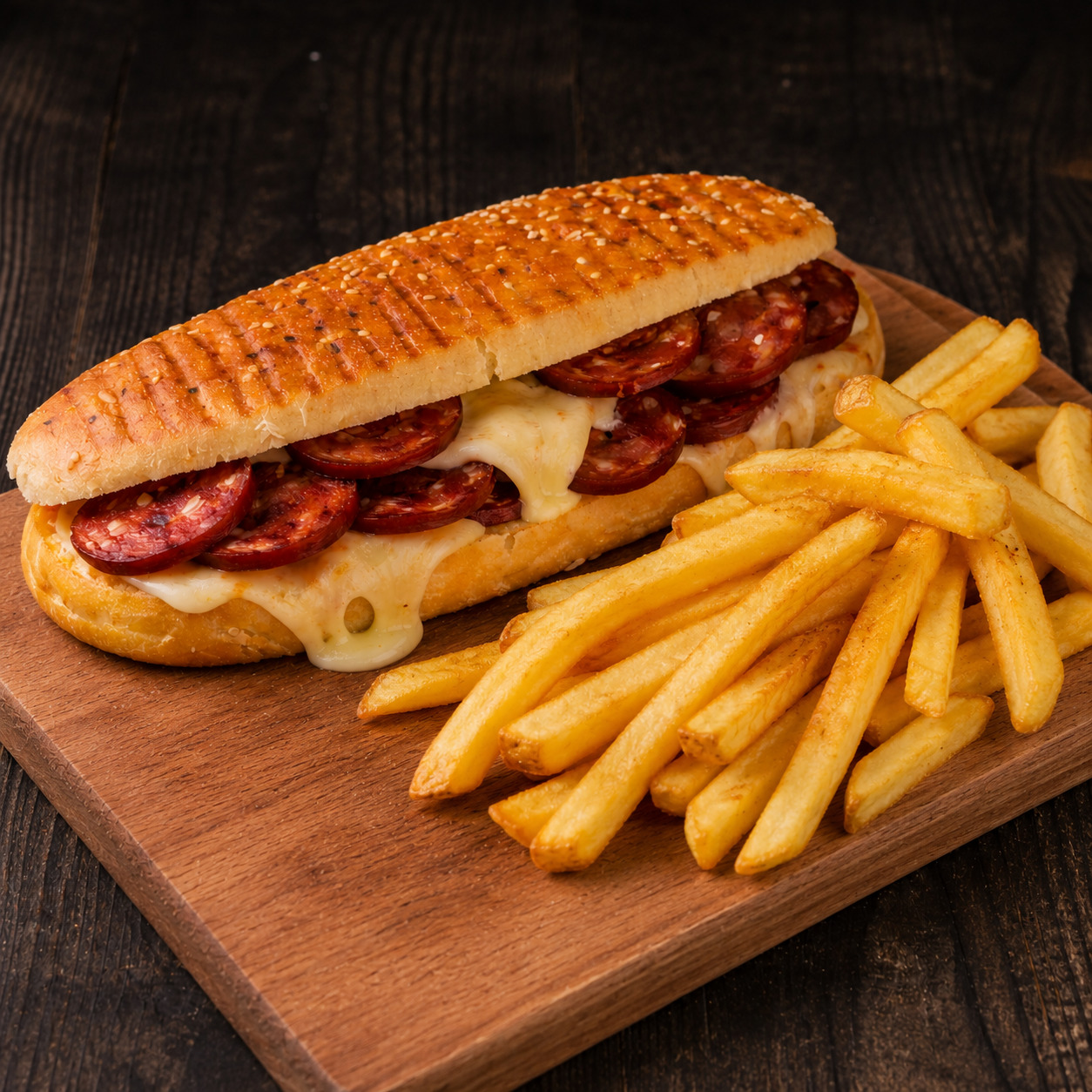 Tam Ekmek Karışık Tost Menü