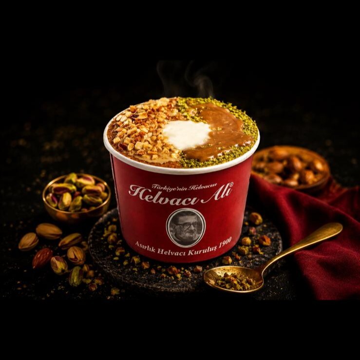 Sade İrmik Helvasi & Dubai Sosu Dondurmalı (Extra boy 260 gr)