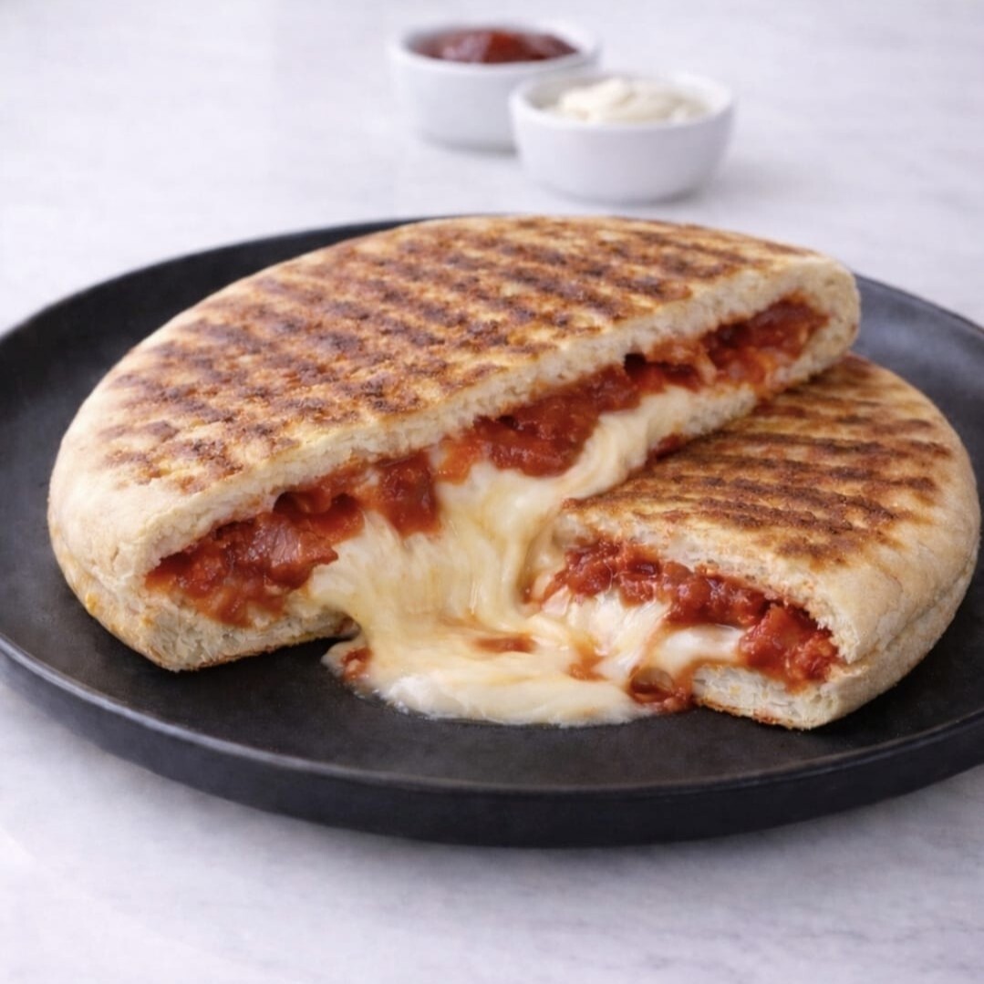 Bazlama Kaşarlı, Salçalı Tost