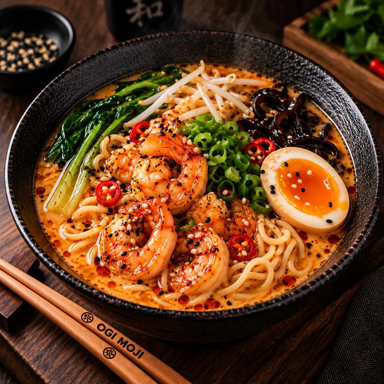 Karidesli Ramen / shrimp ramen