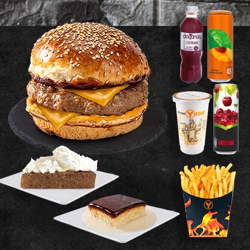 Burger (Tek Köfte) - Dört Dörtlük Menü