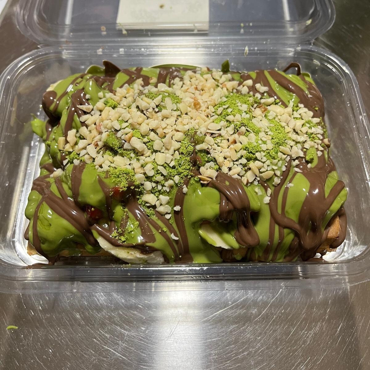 Antep Fıstıklı Waffle