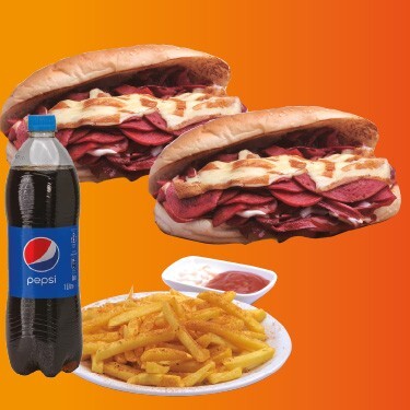 İki Kişilik Karışık Sandviç Menü