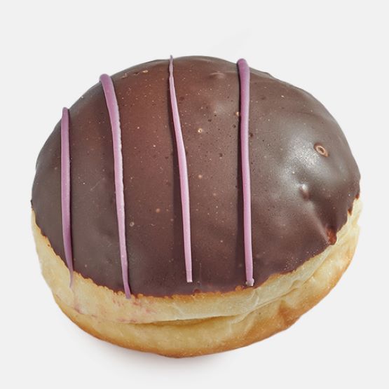 Çikolata Kaplı Vişneli Donut