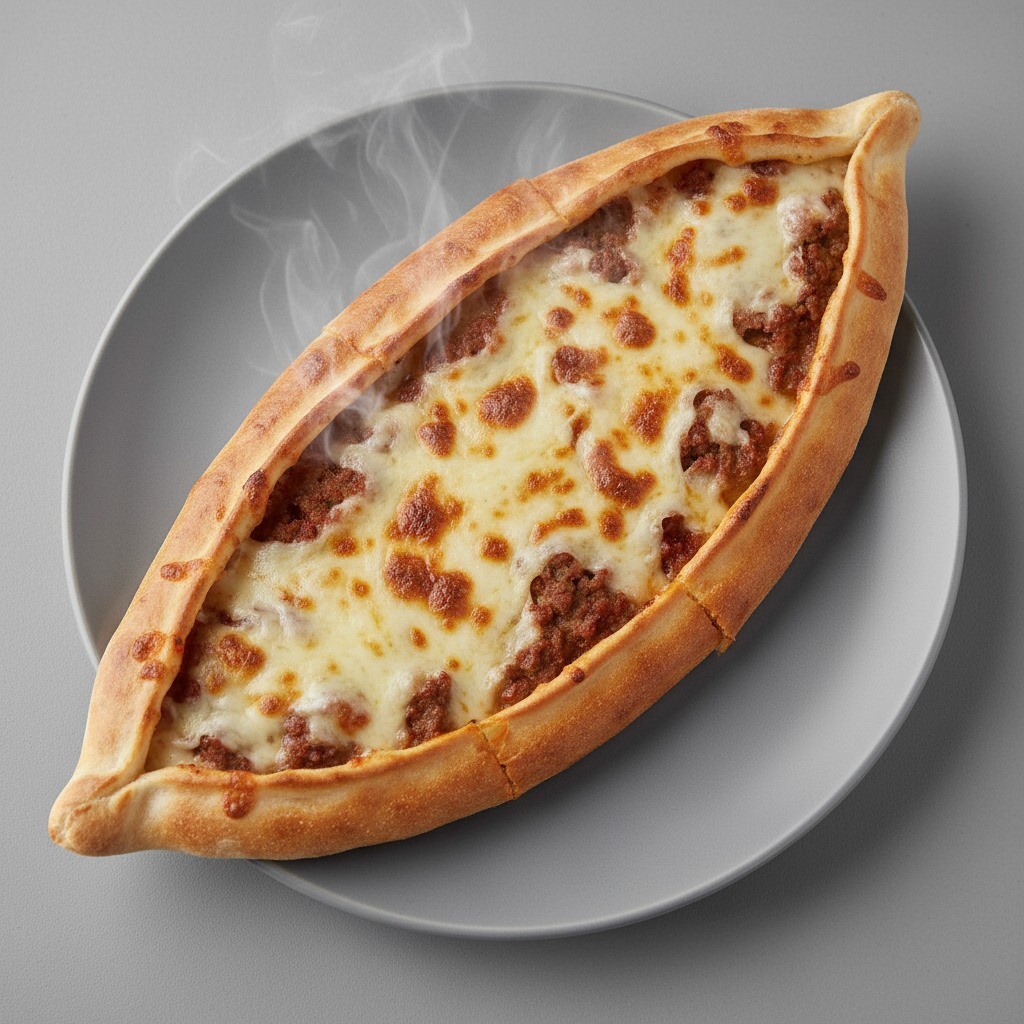Kuzu Kaburgalı Kaşarlı Yumurtalı Pide